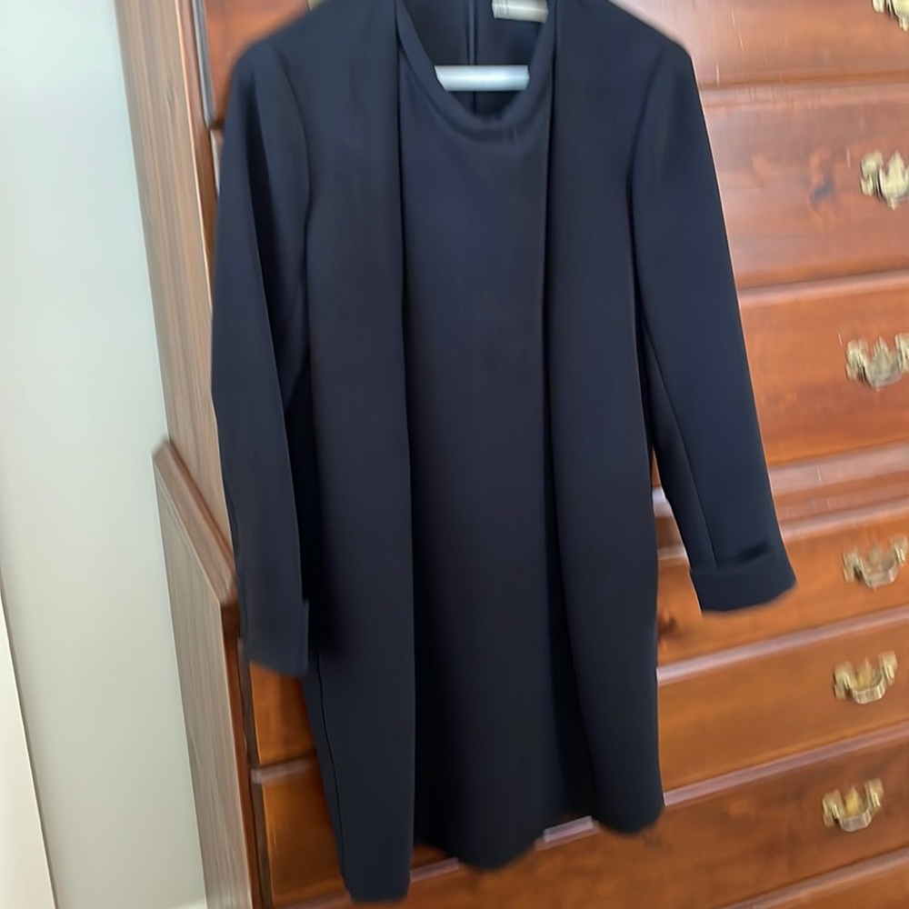 Chic crepe long sleeve dress from Spain